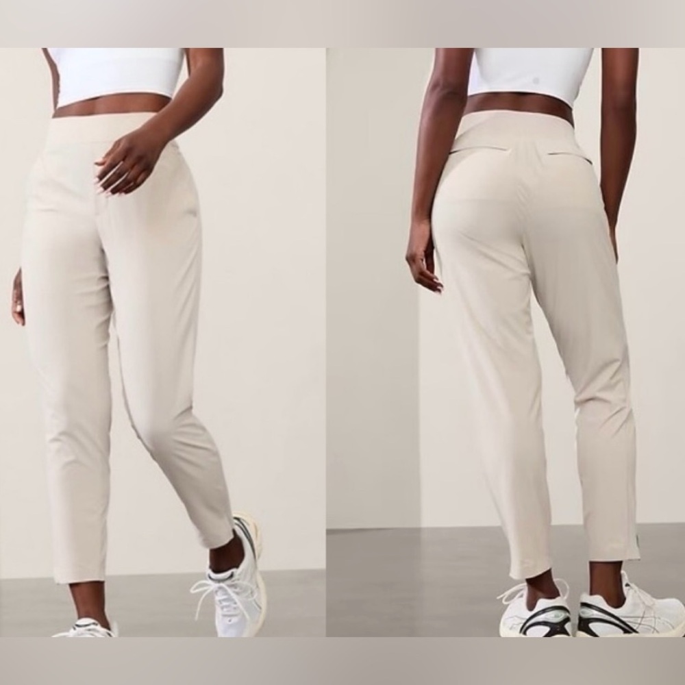 Athleta Brooklyn Mid Rise Ankle Pant, NWT, Size 14, Abalone
